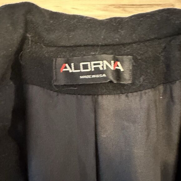 Alorna by Forstmann Women 16 18 Coat Wool Overcoat Lined Wool Vintage - Picture 8 of 10